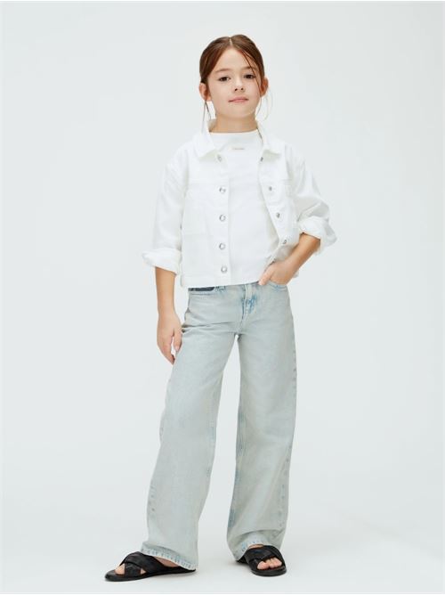 white denim jacket CALVIN KLEIN JEANS | LVCKSJD01GYAF
